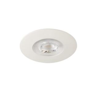 Kanlux FIZU 4,8W NW-W Álmennyezetbe építhető fix spot keret beépített fényforrással (420 lumen, 4000K, Természetes fehér, IP44/20)
