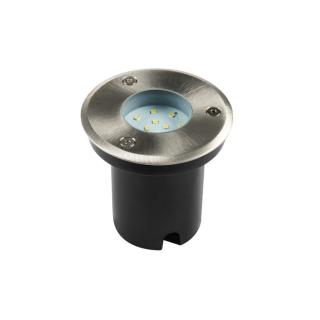 Kanlux Gordo N 1W CW-O-SR LED kör talajlámpa (hideg fehér, 6500K, 50 lumen, IP67, IK08, 20kN,