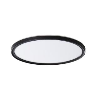 Kanlux Miledo AZPO 18,5W NW-O-B Mennyezeti LED Lámpa, kör, fekete színű, természetes fehér színhőmérséklet, 1800 lumen, IP54