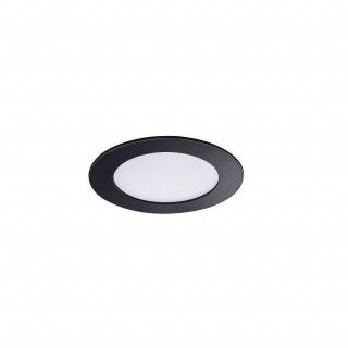 Kanlux Rounda V2LED 6W Led Panel IP44, fekete(fürdőszobai, kör, 3000K, meleg fehér, 270 lumen)