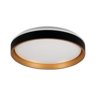 Kanlux SOLN 17,5W NW B/G Mennyezeti LED lámpa (fekete/arany, 4000K, természetes fehér, 380mm, 945 lumen, IP20)
