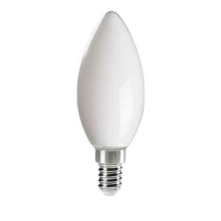 Kanlux XLED 4,5W C35 Gyertya Opál Filament Retro LED izzó (E14, 470 lumen, 2700K, meleg fehér)