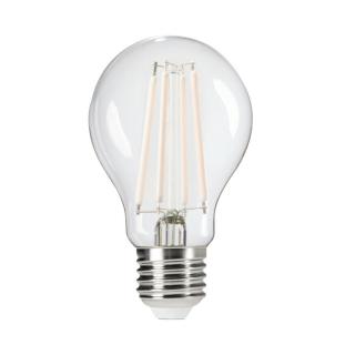 Kanlux XLED White Filament fényforrás, A60, 8,5W, E27, 320°, WW, 2700K, meleg fehér, 1055 Lumen, üveg bura
