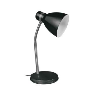 Kanlux Zara HR-40-B asztali lámpa, E14 Foglalattal, Fekete Színű