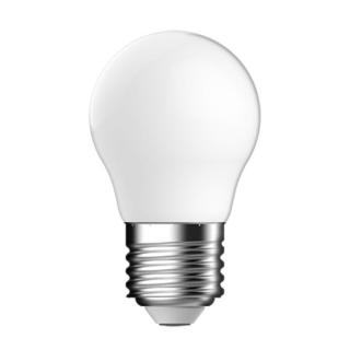 Tungsram 2,5W Retro LED izzó (E27, filament, G45, 250 lumen, természetes fehér, opál üveg, deco)