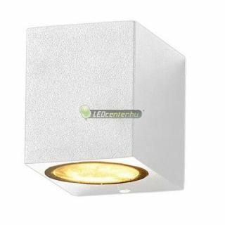 Alumínium szögletes fehér kültéri fali lámpa 1xGU10, IP54