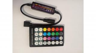 LUNA-11 LED RF mini RGB(W) dimmer, távirányítóval, DC12V/72, DC24V/144W