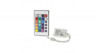 LUNA-9 LED RF mini RGBdimmer, távirányítóval, csatlakozóval, fehér DC12V/72, DC24V/144W