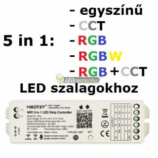 MiLight 5 az egyben RGB, RGB+W, CCT, wifi RF vezérlőegység, 180W WL5