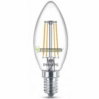 PHILIPS CorePro 4,3W=40W E14 CL LED gyertyaégő, melegfehér 8719514347267