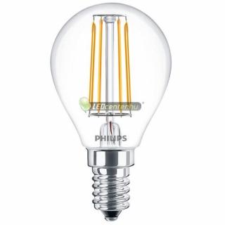 PHILIPS CorePro 4,3W=40W E14 CL LED P45 kisgömb izzó, természetes fehér 8719514347427