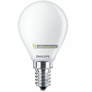 PHILIPS CorePro 4,3W=40W E14 LED FR kisgömb, melegfehér 8719514347205