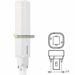 PHILIPS CorePro 8,5W PLC G24 950 lumen melegfehér LED égő 3évGar 8718696541234