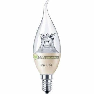 PHILIPS MASTER LED 5,5W=40W 470 lumen BA38 szabályozható gyertyaégő, melegf. 3évG 929002491302