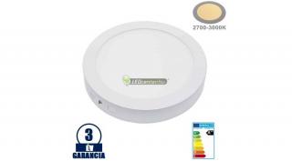 SNOW LED 18W=140W kerek fehér mennyezeti lámpa, melegfehér 3évGar