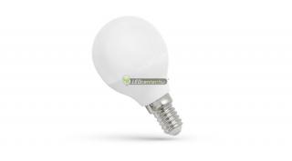 SpectrumLED 4W E14 350 lumen LED kisgömb izzó, hidegfehér WOJ13031_4W