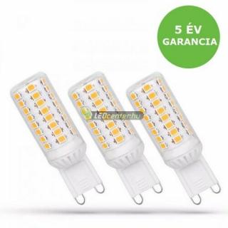 SpectrumLED 4W G9 410 lumen szabályozható LED égő, melegfehér prémium 5évG WOJ14484_4W