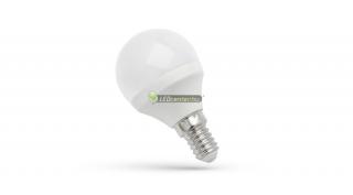 SpectrumLED 6W=40W E14 480 lumen LED kisgömb izzó, természetes fehér WOJ13756