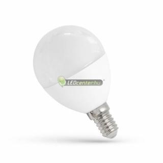 SpectrumLED 8W=50W E14 620 lumen LED kisgömb izzó, melegfehér 2évGar WOJ14215