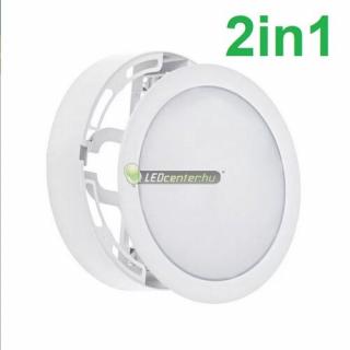 SpectrumLED ALGINE 12W 2in1 kerek fehér LED mennyezeti lámpa természetes fehér 2évG SLI037028NW