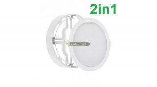 SpectrumLED ALGINE 18W 2in1 kerek fehér LED mennyezeti lámpa természetes fehérSLI037029NW_PW
