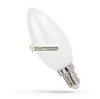 SpectrumLED COG 4W=39W E14 LED gyertya izzó, természetes fehér 2évG  WOJ14333