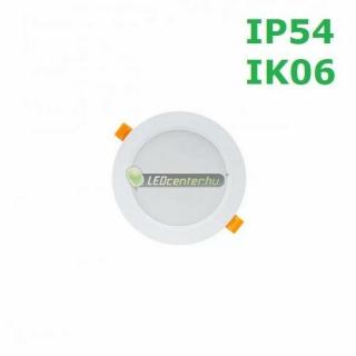 SpectrumLED DURE 3 IP54 IK06 12W 1100 lumen kerek LED mennyezeti lámpa, mélysugárzó természetes fehér 2évG SLI043007NW_PW