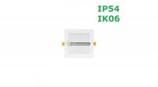 SpectrumLED DURE 3 IP54 IK06 12W 1100 lumen LED mennyezeti lámpa, mélysugárzó hidegfehér SLI043010CW_PW