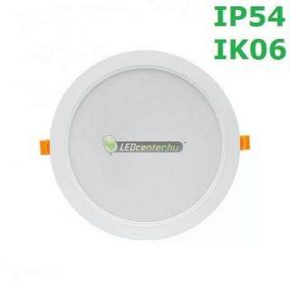 SpectrumLED DURE 3 IP54 IK06 24W 1900 lumen kerek LED mennyezeti lámpa, mélysugárzó hidegfehér 2évG SLI043009CW_PW