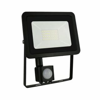 SpectrumLED NOCTIS LUX 2 IP44 30W/230V fekete mozgásérzékelős LED reflektor melegfehér 2évG