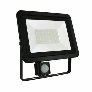 SpectrumLED NOCTIS LUX 2 IP44 50W/230V fekete mozgásérzékelős LED reflektor melegfehér 2évG