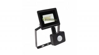 SpectrumLED NOCTIS LUX 3 IP44 IK07 10W/230V fekete mozgásérzékelős LED reflektor természetes fehér 2évG SLI029048NW_CZUJNIK_PW