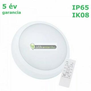 SpectrumLED NYMPHEA CITY PRO 18W/24W IP65 IK08 ütésálló CCT LED lámpa mozgásérzékelővel, távirányítóval 145 lm/W 5évG SLI031039CCT_PW_SENSOR