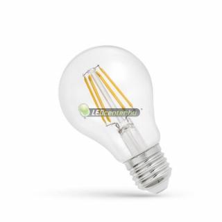 SpectrumLED Premium Clear COG 7W 1800K E27 LED körte izzó, extra melegfehér 2évG WOJ14655