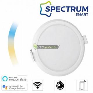 SpectrumLED Smart ALGINE 22W wifis okos LED mennyezeti lámpa színhőmérséklet+fényerő szabályozás 2évGar SLI038017CCT