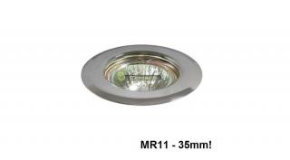 ULKE CT-2113 fix lámpatest, matt króm, MR11 LED szpotokhoz