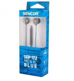 Sencor SEP 172 VCM BLUE EARPHONES