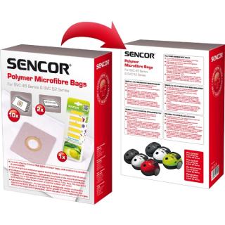Sencor SVC 45 mikroszálas porzsák 10 db/csomag + illatosító