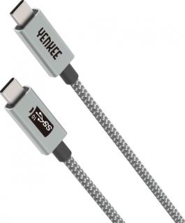Yenkee YCU 331 GY USB C 3.1 GEN 2 szinkronizáló és tölt? kábel