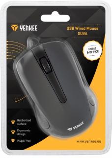 Yenkee YMS 1015BK SUVA vezetékes USB egér