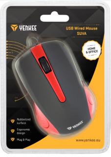 Yenkee YMS 1015RD SUVA vezetékes USB egér