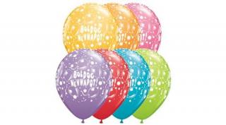 11 inch-es Boldog NÉVNAPOT Sparkling Bal