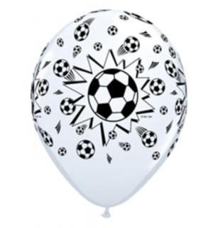 11 inch-es Soccer Balls White - Focilabdás Lufi