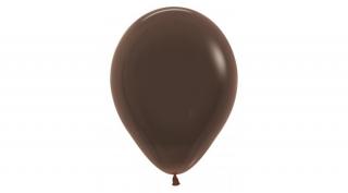 12 inch-es Chocolate Brown Kerek lufi