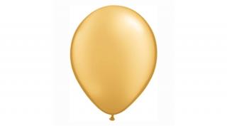 16 inch-es gold metallic lufi