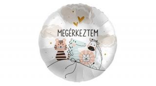 17 inch-es Megérkeztem állatmintás fólia