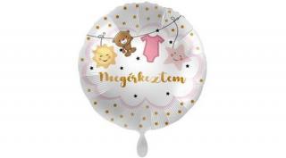 17 inch-es Megérkeztem lányos fólialufi