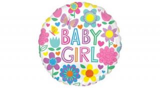 18 inch-es Baby Girl floral butterfly