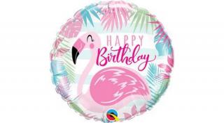 18 inch-es birthday pink flamingo fólia