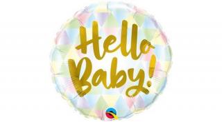 18 inch-es hello baby fólia lufi